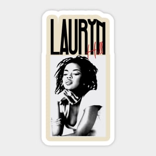 Lauryn hill t-shirt Sticker